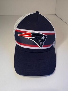 ’47 Brand New England Patriots NFL Trucker Hat OSFA Navy Mesh Baseball Cap